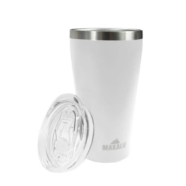 Copo Térmico Makalu Montanha 320ml-Branco