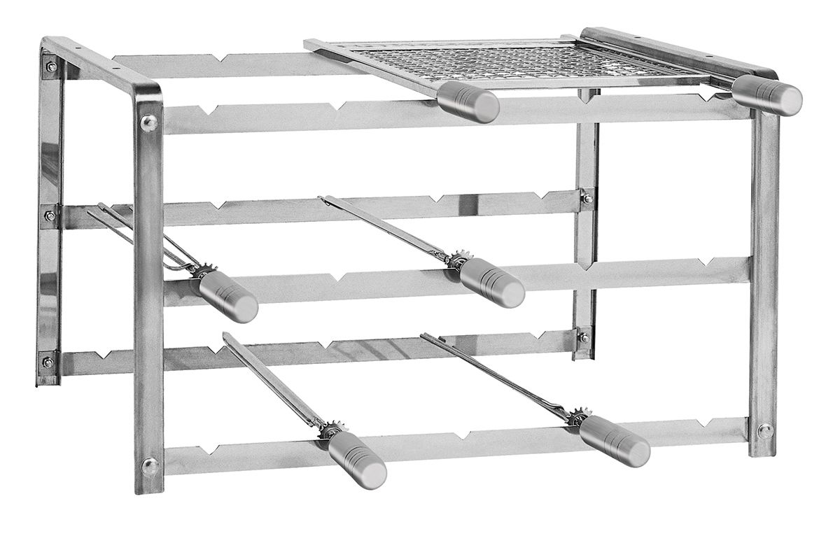 Kit Suporte 1005 Premium Para Churrasqueira - Giragrill