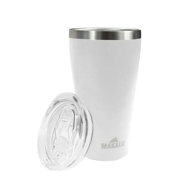 Copo Térmico Makalu Montanha 320ml-Branco