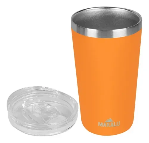 Copo Térmico Makalu Montanha 320ml-Laranja