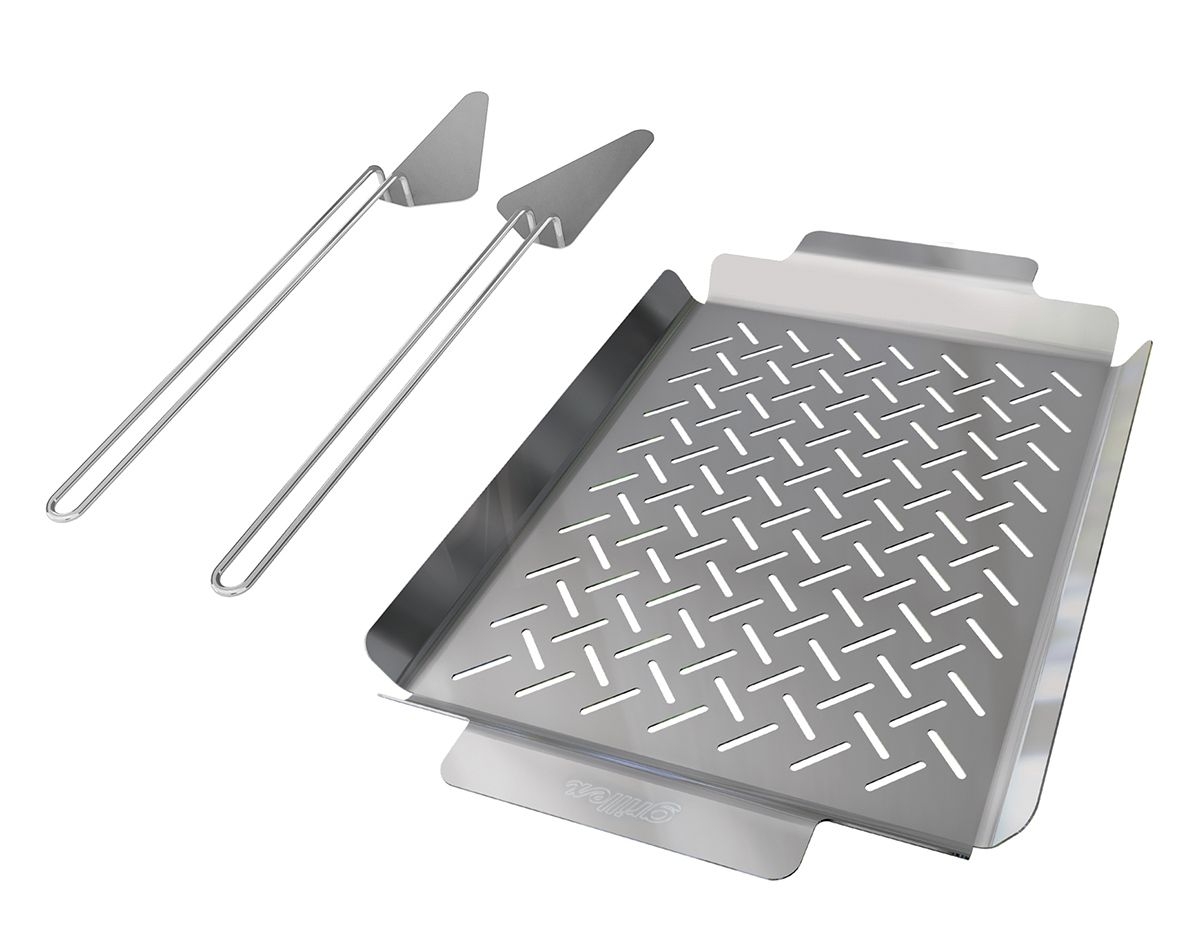 Grillex Grelha Cesta 3325E Com Espatulas - Giragrill